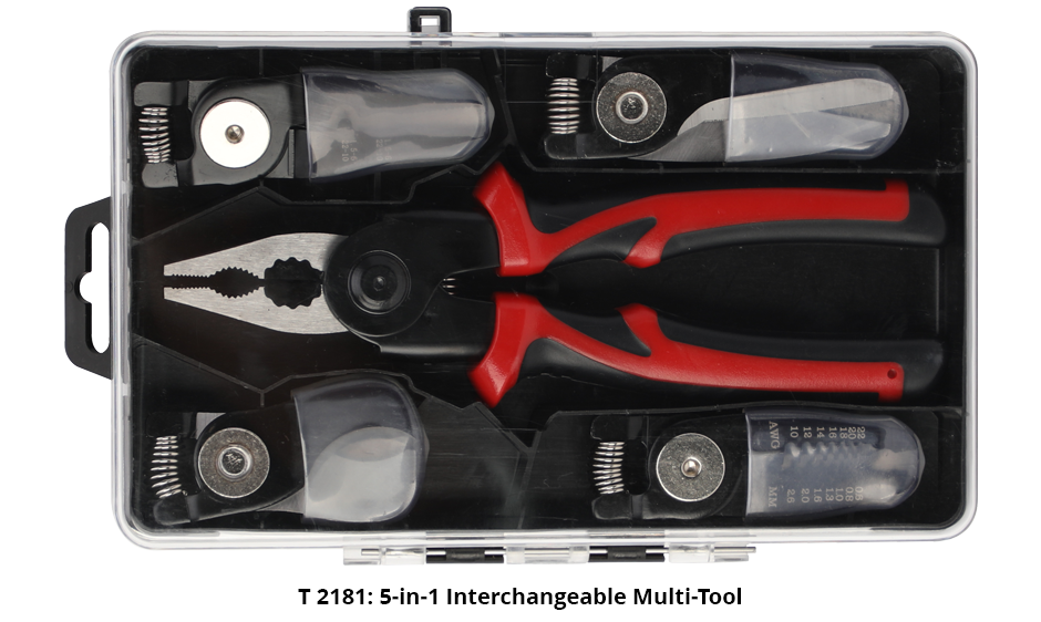 T 2181: 5-in-1 Interchangeable Multi-Tool and T 2181: 5-in-1 Interchangeable Multi-Tool