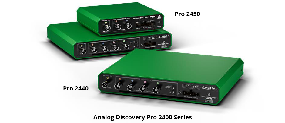 Analog Discovery Pro 2400 Series: P2450 and P2440