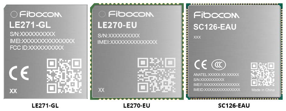 LE271-GL, LE270-EU and SC126-EAU Modules