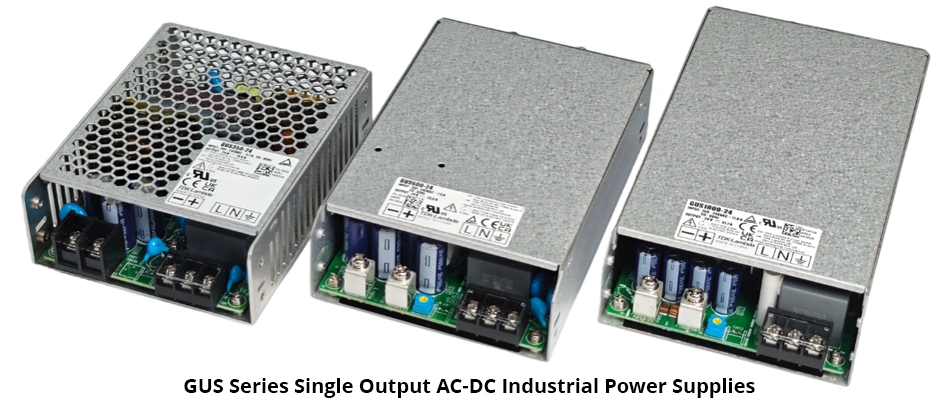 GUS Series Single Output AC-DC Industrial Power Supplies