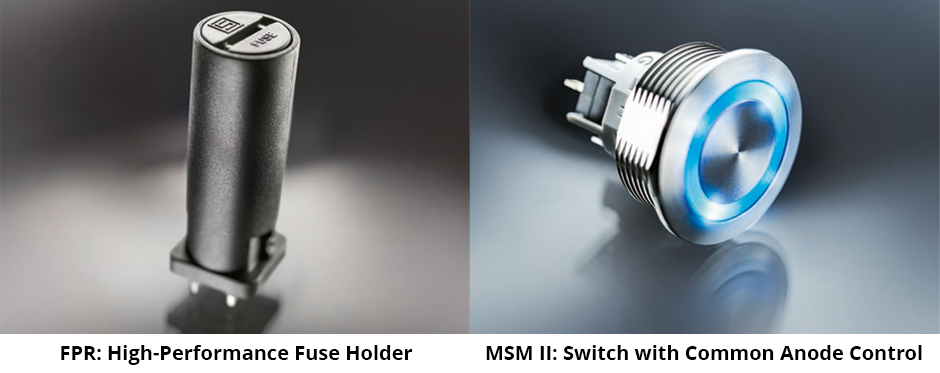 FPR: High-Performance Fuse Holder and MSM II: Switch with Common Anode Control
